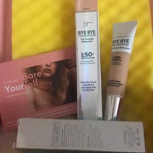 Bye Bye Foundation/ full coverage moisturizer.